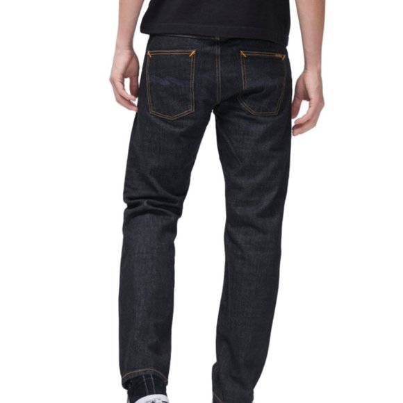 Nudie NWT Sleepy Sixten Rinsed Button Fly Jeans 30 - Picture 3 of 7